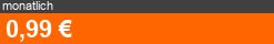 entspricht 0,83 Euro netto zzgl. 19% MwSt.